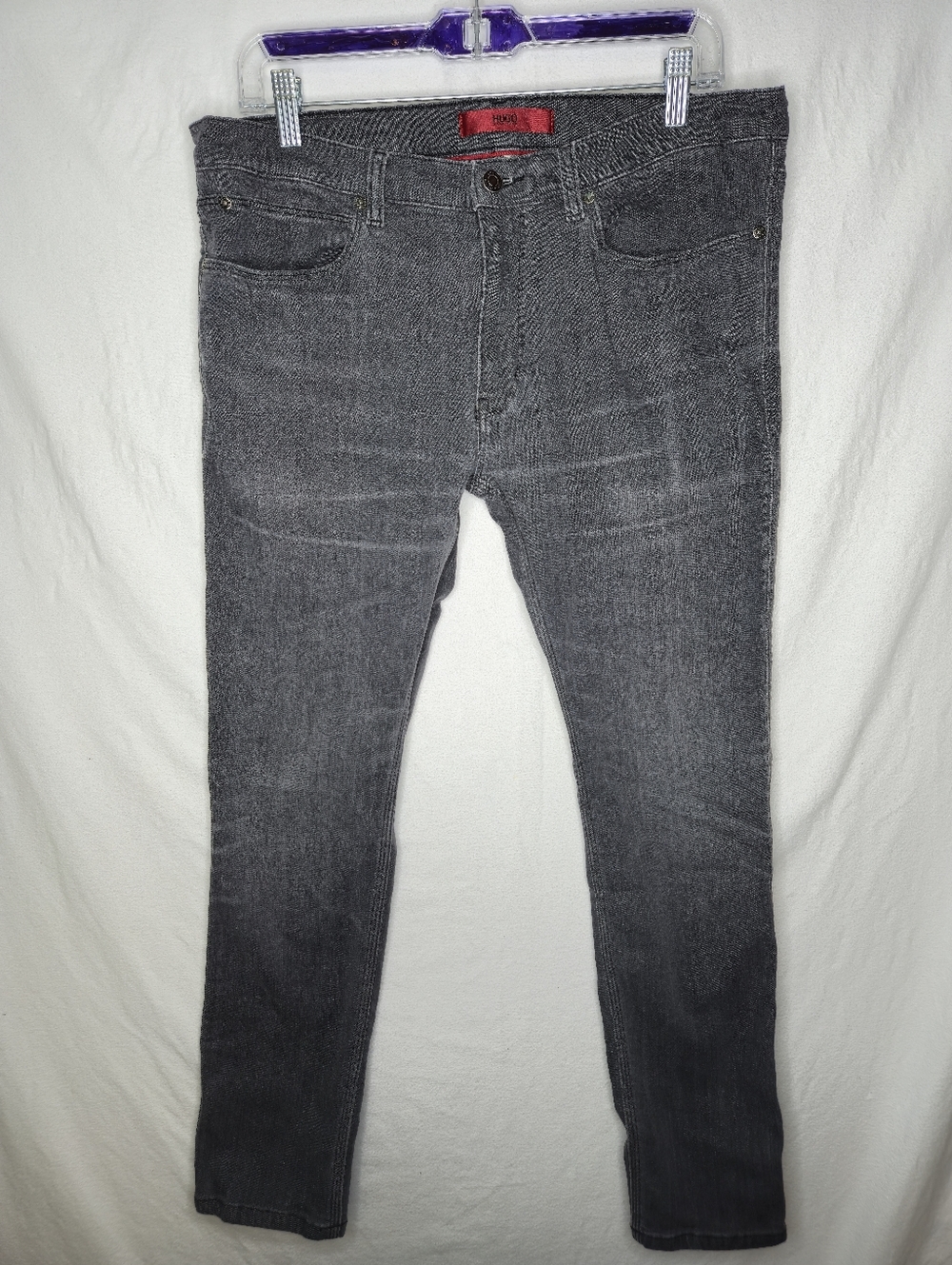 Hugo Boss Men's Gray Jeans Size W34 L29
